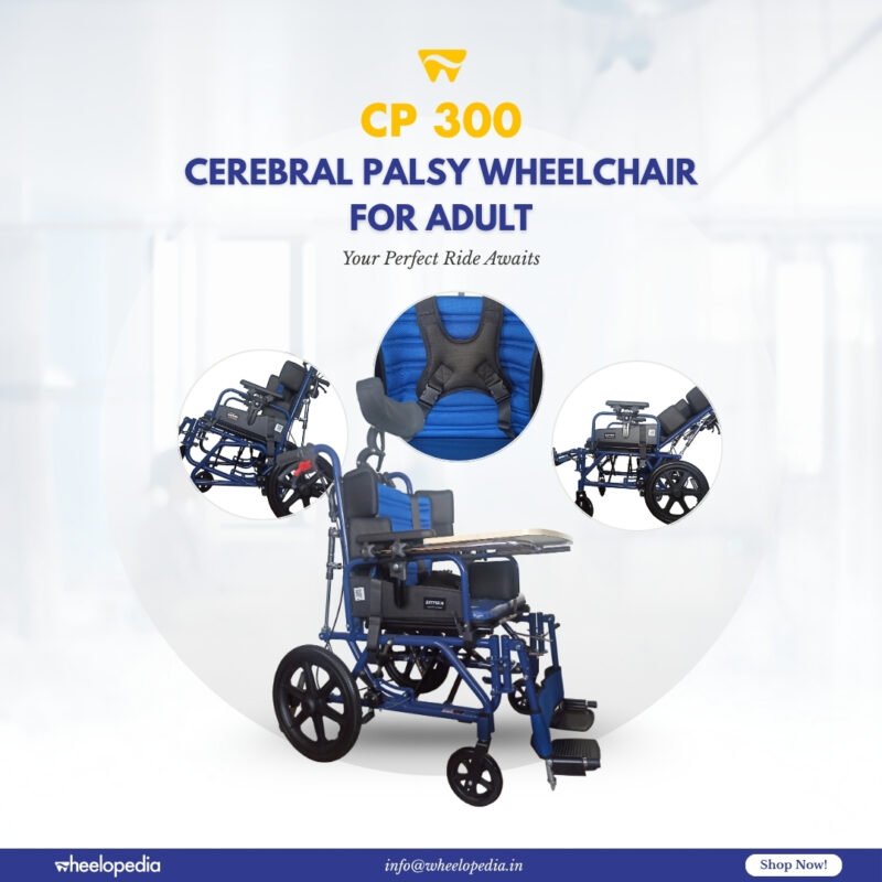 CP 300 Aluminium Cerebral Palsy Wheelchair For Adult