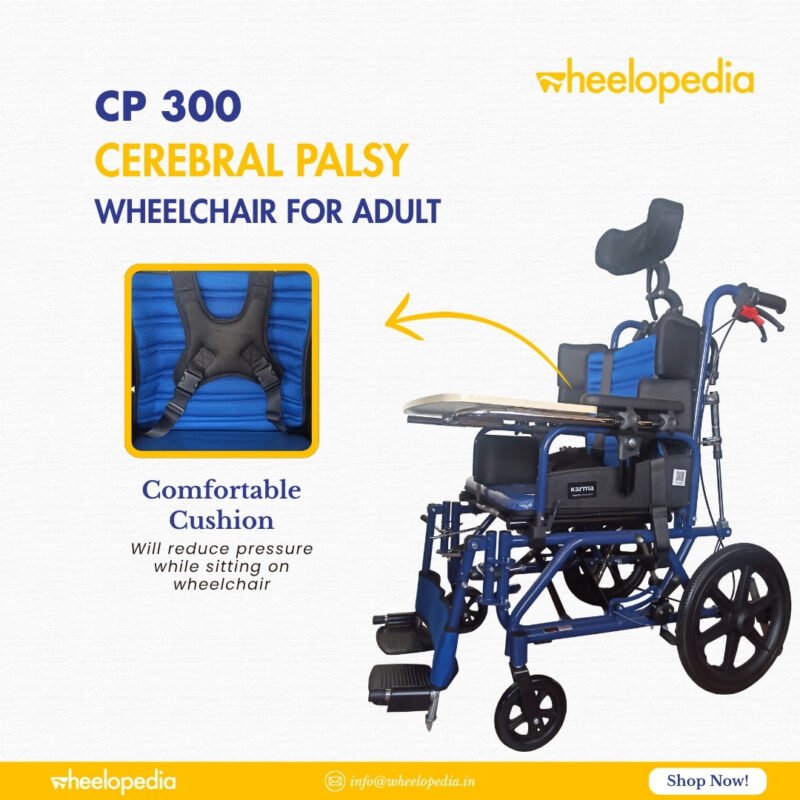 CP 300 Aluminium Cerebral Palsy Wheelchair For Adult