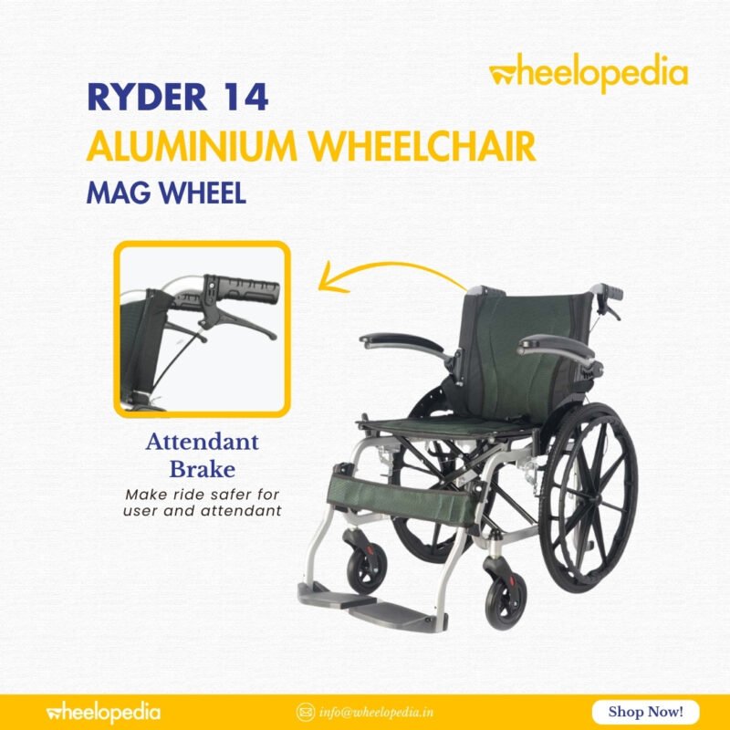 Ryder 14 Aluminium Wheelchair Mag Wheel
