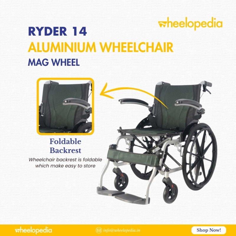 Ryder 14 Aluminium Wheelchair Mag Wheel