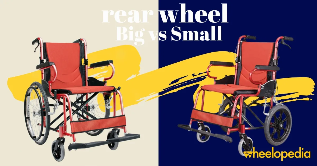 Wheelchair Rear Wheel Size Difference
