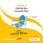 Auqa 2 Steel Foldable Injection Moulded Commode Chair Auqa 2 Steel Foldable Injection Moulded Commode Chair