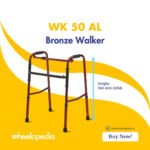 WK 50 AL Bronze Aluminium Height‑Adjustable Walker for Elder Use