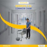Rainbow 5 AL Height Adjustable Aluminium Foldable Commode Chair