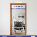 Fighter C HS Steel Chrome Plated Solid Seat Manual Wheelchair