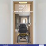 Ryder 8 Steel Hydraulic Recline Foldable Commode Wheelchair Ryder 8 Steel Hydraulic Recline Foldable Commode Wheelchair