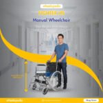 Fighter C HS Steel Chrome Plated Solid Seat Manual Wheelchair